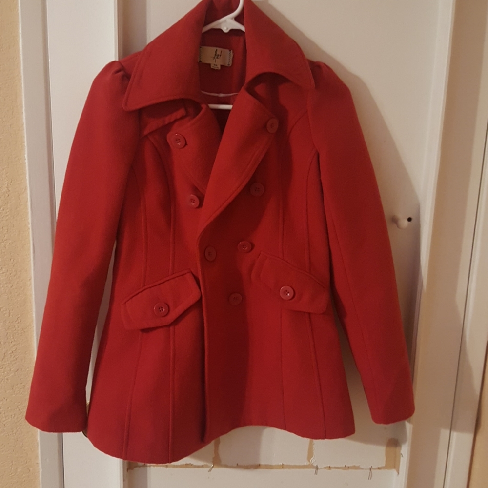 Girls Red coat size XS